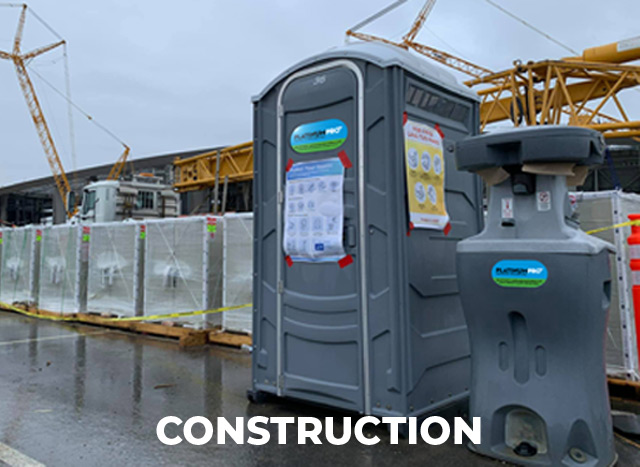 CONSTRUCTION RESTROOM TRAILERS AND PORTA POTTY RENTALS